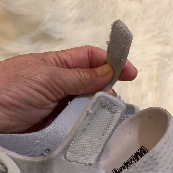 Weestep Size 12 tie-dye gray sandals - Picture 5 of 7